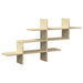 Raft de perete, stejar sonoma, 124,5x18x60,5 cm, lemn prelucrat - WALTI WALTI