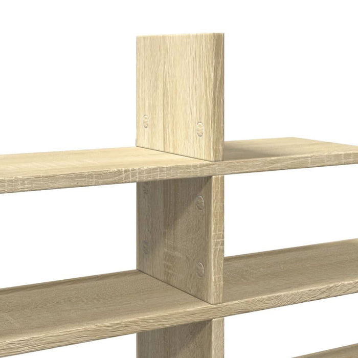 Raft de perete, stejar sonoma, 124,5x18x60,5 cm, lemn prelucrat - WALTI WALTI