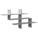 Raft de perete, gri sonoma, 124,5x18x60,5 cm, lemn prelucrat - WALTI WALTI