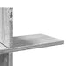 Raft de perete, gri sonoma, 124,5x18x60,5 cm, lemn prelucrat - WALTI WALTI