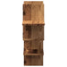 Raft de perete, lemn vechi, 124,5x18x60,5 cm, lemn prelucrat - WALTI WALTI