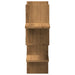 Raft de perete stejar artizanal 124,5x18x60,5 cm lemn prelucrat - WALTI WALTI