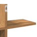 Raft de perete stejar artizanal 124,5x18x60,5 cm lemn prelucrat - WALTI WALTI