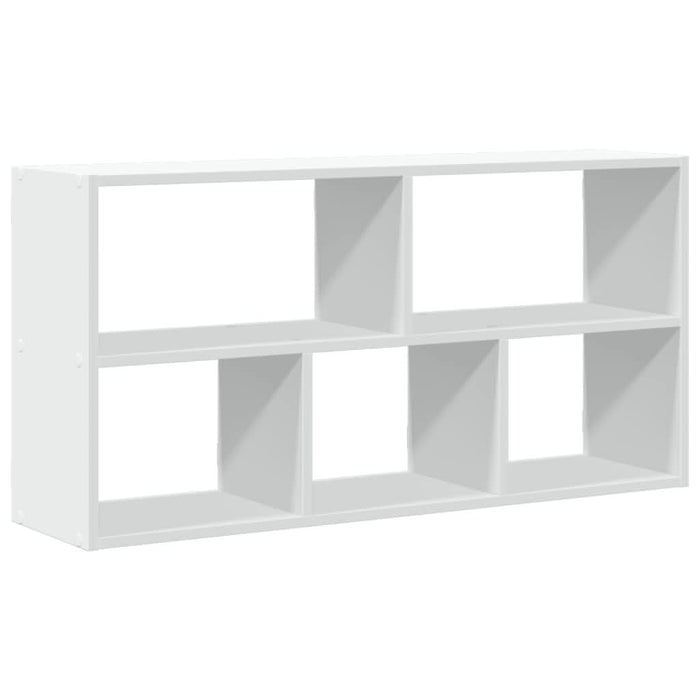 Raft de perete, alb, 100x25x50 cm, lemn prelucrat - WALTI WALTI