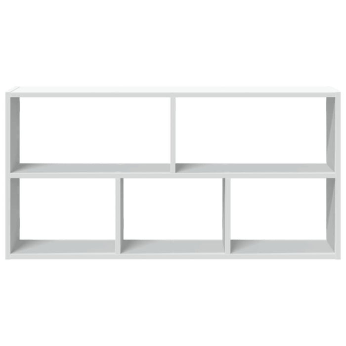 Raft de perete, alb, 100x25x50 cm, lemn prelucrat - WALTI WALTI