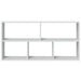 Raft de perete, alb, 100x25x50 cm, lemn prelucrat - WALTI WALTI
