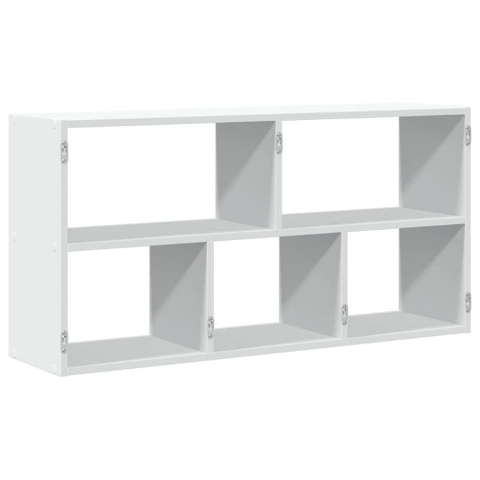 Raft de perete, alb, 100x25x50 cm, lemn prelucrat - WALTI WALTI