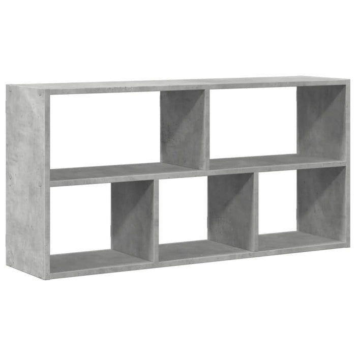 Raft de perete, gri beton, 100x25x50 cm, lemn prelucrat - WALTI WALTI