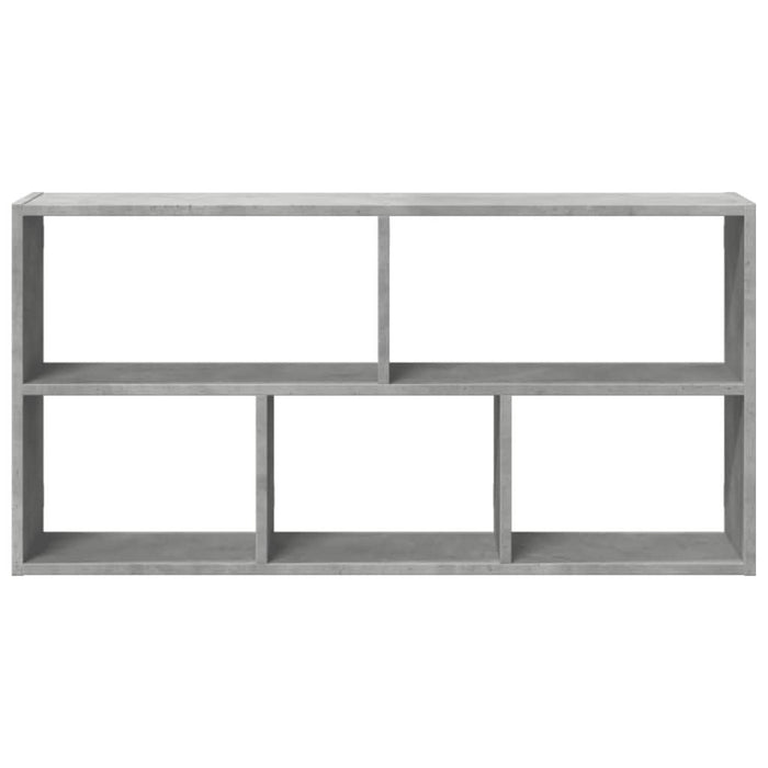 Raft de perete, gri beton, 100x25x50 cm, lemn prelucrat - WALTI WALTI