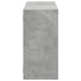 Raft de perete, gri beton, 100x25x50 cm, lemn prelucrat - WALTI WALTI