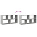 Raft de perete, gri beton, 100x25x50 cm, lemn prelucrat - WALTI WALTI