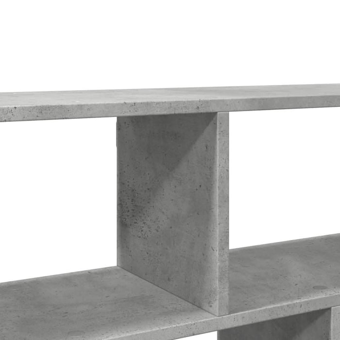 Raft de perete, gri beton, 100x25x50 cm, lemn prelucrat - WALTI WALTI
