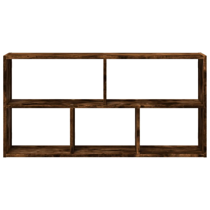 Raft de perete, stejar fumuriu, 100x25x50 cm, lemn prelucrat - WALTI WALTI