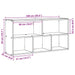 Raft de perete, stejar fumuriu, 100x25x50 cm, lemn prelucrat - WALTI WALTI