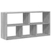 Raft de perete, gri sonoma, 100x25x50 cm, lemn prelucrat - WALTI WALTI
