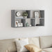 Raft de perete, gri sonoma, 100x25x50 cm, lemn prelucrat - WALTI WALTI