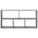 Raft de perete, gri sonoma, 100x25x50 cm, lemn prelucrat - WALTI WALTI