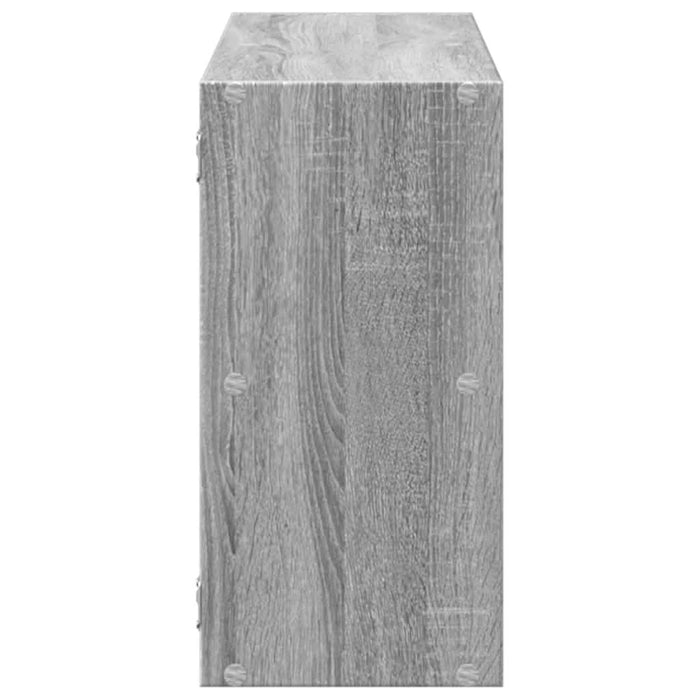 Raft de perete, gri sonoma, 100x25x50 cm, lemn prelucrat - WALTI WALTI