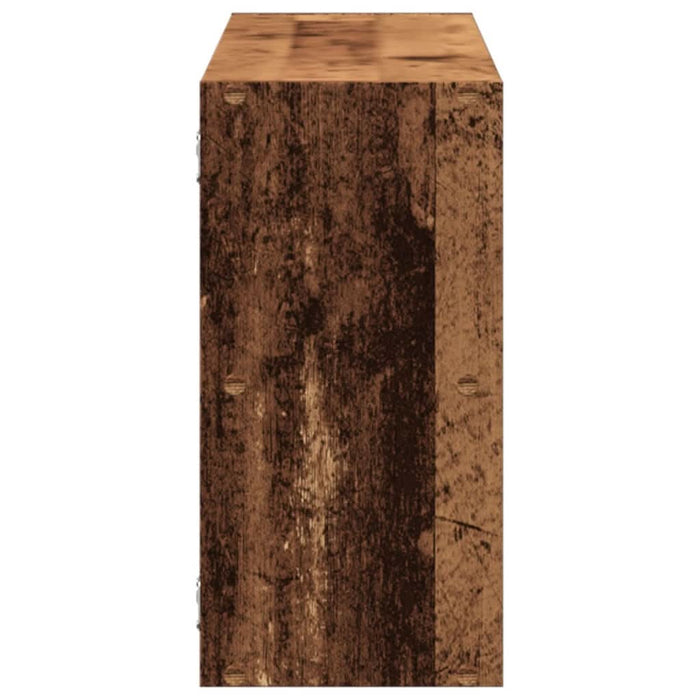 Raft de perete, lemn vechi, 100x25x50 cm, lemn prelucrat - WALTI WALTI