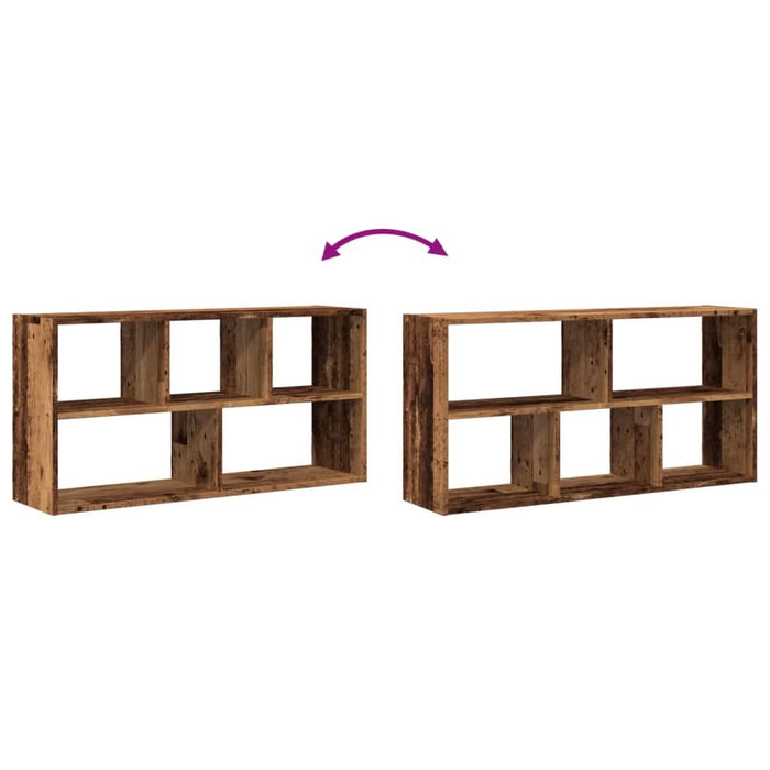 Raft de perete, lemn vechi, 100x25x50 cm, lemn prelucrat - WALTI WALTI