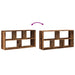 Raft de perete, lemn vechi, 100x25x50 cm, lemn prelucrat - WALTI WALTI
