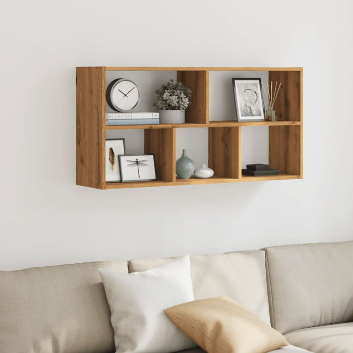 Raft de perete, lemn artizanal, 100x25x50 cm, lemn prelucrat - WALTI WALTI