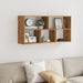 Raft de perete, lemn artizanal, 100x25x50 cm, lemn prelucrat - WALTI WALTI