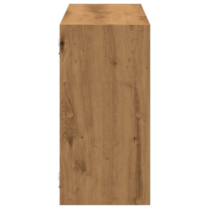 Raft de perete, lemn artizanal, 100x25x50 cm, lemn prelucrat - WALTI WALTI