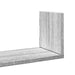 Rafturi de perete 3 buc. gri sonoma 58x18x18 cm lemn prelucrat - WALTI WALTI