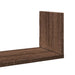 Rafturi de perete 3 buc. stejar maro 58x18x18 cm lemn prelucrat - WALTI WALTI