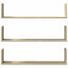 Rafturi perete 3 buc. stejar sonoma 80x18x18 cm lemn prelucrat - WALTI WALTI