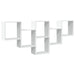 Raft de perete, alb, 159x18x66 cm, lemn prelucrat - WALTI WALTI