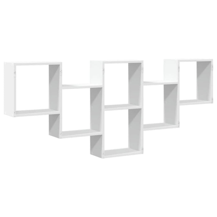 Raft de perete, alb, 159x18x66 cm, lemn prelucrat - WALTI WALTI