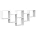 Raft de perete, alb, 159x18x66 cm, lemn prelucrat - WALTI WALTI
