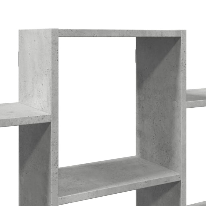 Raft de perete, gri beton, 159x18x66 cm, lemn prelucrat - WALTI WALTI