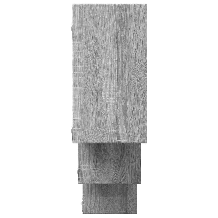 Raft de perete, gri sonoma, 159x18x66 cm, lemn prelucrat - WALTI WALTI