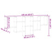 Raft de perete, gri sonoma, 159x18x66 cm, lemn prelucrat - WALTI WALTI