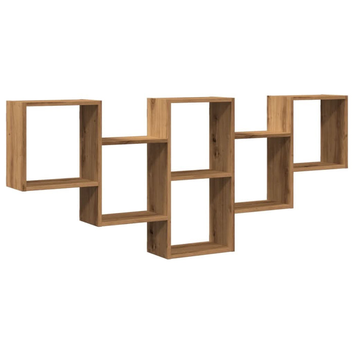 Raft de perete, lemn artizanal, 159x18x66 cm, lemn prelucrat - WALTI WALTI