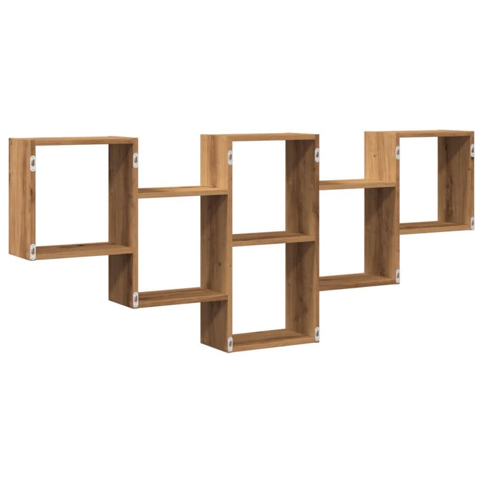 Raft de perete, lemn artizanal, 159x18x66 cm, lemn prelucrat - WALTI WALTI