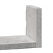 Raft de perete, 3 buc., gri beton, lemn prelucrat - WALTI WALTI
