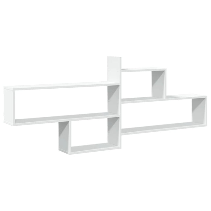 Raft de perete, alb, 167,5x18x68 cm, lemn prelucrat - WALTI WALTI