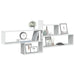 Raft de perete, alb, 167,5x18x68 cm, lemn prelucrat - WALTI WALTI
