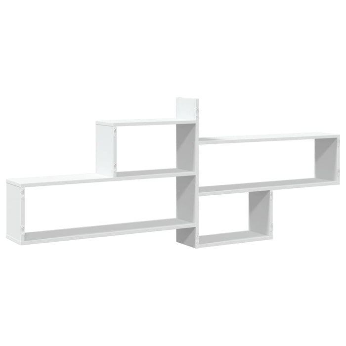 Raft de perete, alb, 167,5x18x68 cm, lemn prelucrat - WALTI WALTI