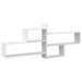 Raft de perete, alb, 167,5x18x68 cm, lemn prelucrat - WALTI WALTI