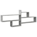 Raft de perete, gri beton, 167,5x18x68 cm, lemn prelucrat - WALTI WALTI