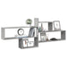 Raft de perete, gri beton, 167,5x18x68 cm, lemn prelucrat - WALTI WALTI