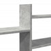 Raft de perete, gri beton, 167,5x18x68 cm, lemn prelucrat - WALTI WALTI