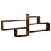 Raft perete, stejar fumuriu, 167,5x18x68 cm, lemn prelucrat - WALTI WALTI