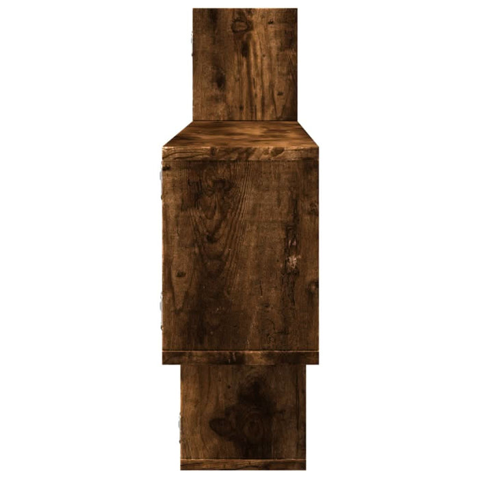 Raft perete, stejar fumuriu, 167,5x18x68 cm, lemn prelucrat - WALTI WALTI