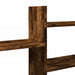 Raft perete, stejar fumuriu, 167,5x18x68 cm, lemn prelucrat - WALTI WALTI